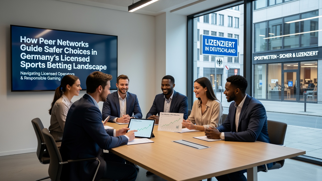 Darstellung eines digitalen Netzwerks mit Fokus auf verantwortungsvolles Wetten und GGL-Lizenzen